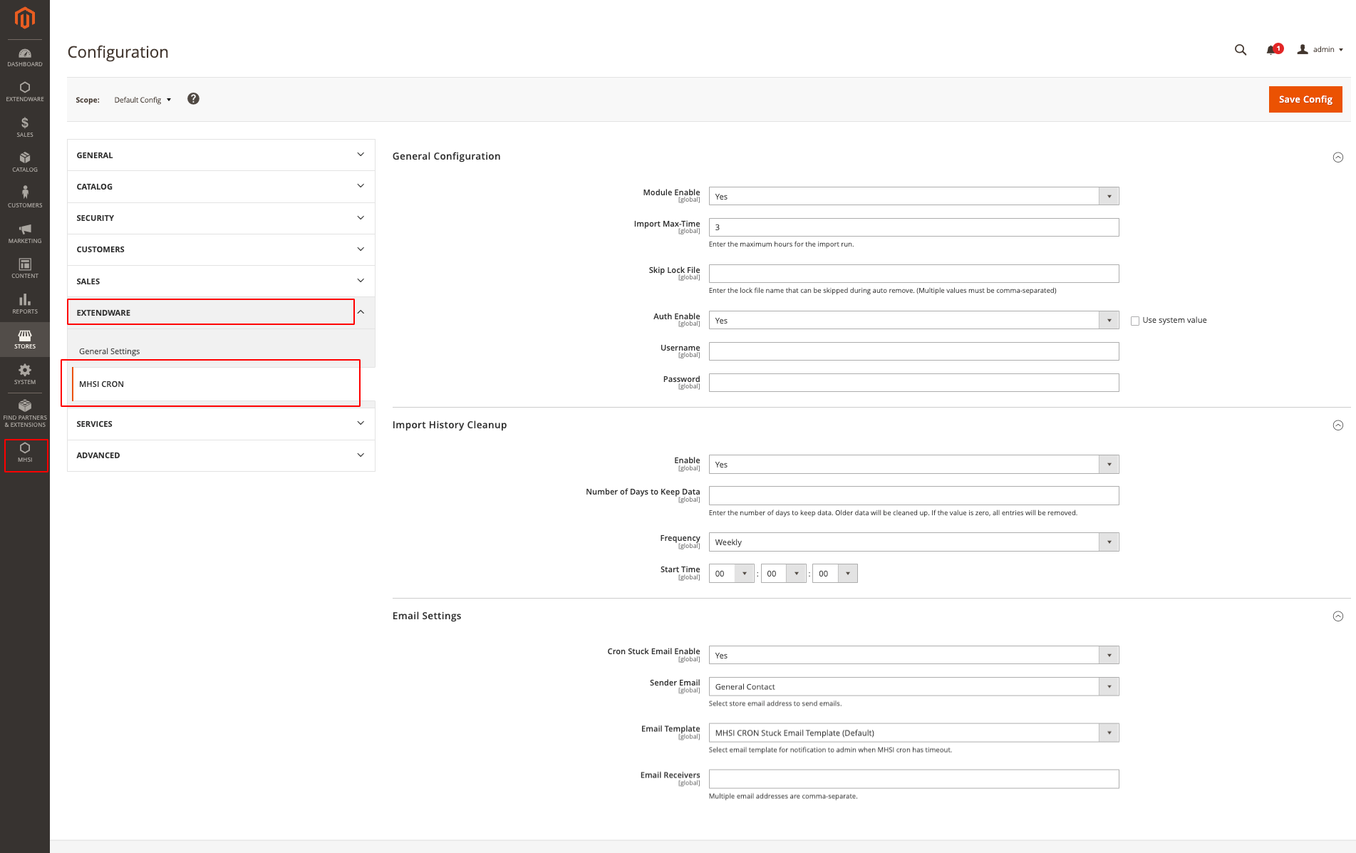 CONFIGURATION IN YOUR MAGENTO STORE